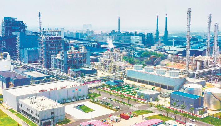 应城宏宜化工科技有限公司厂区一角。 （胡浩 摄）