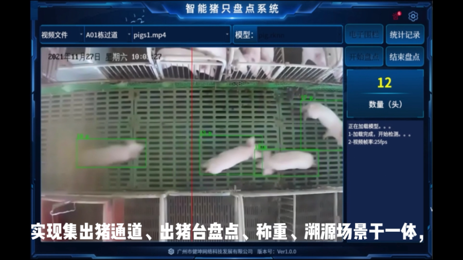 (基于AI视觉实时分析的农业生产与加工应用。受访者供图)