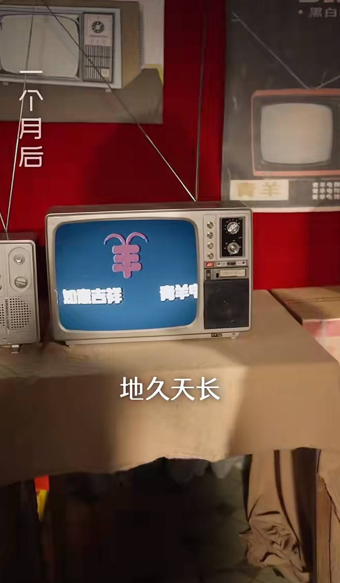 充滿年代感的青羊電視機
