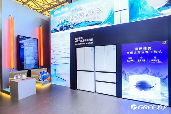 (图为格力-38℃超冻锁鲜科技)
