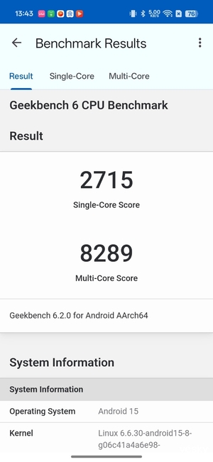 安兔兔与GeekBench 6跑分成绩
