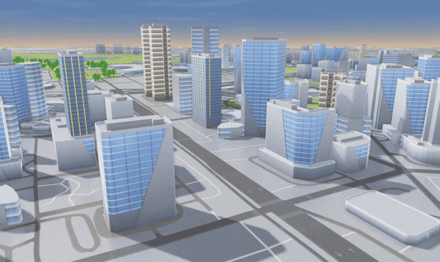 ▲ 图源高德地图:建筑光影基于时空状态真实还原