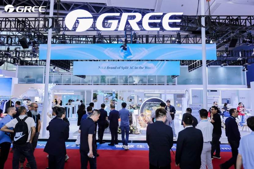 (图为第137届广交会格力电器展台)