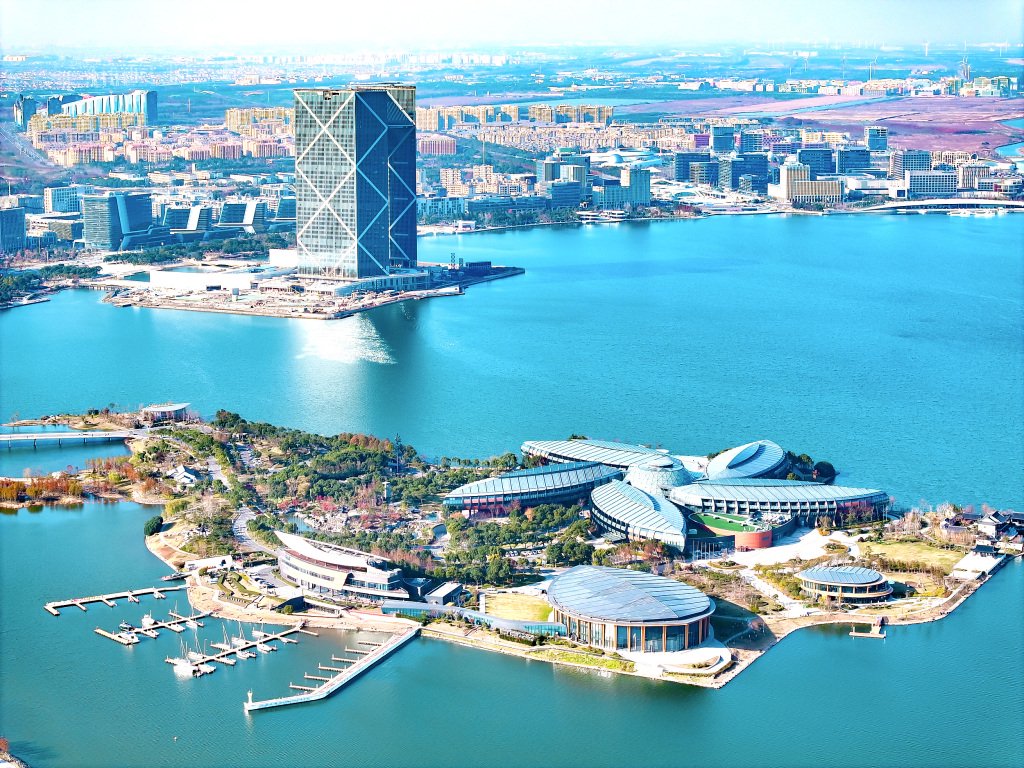 上海自由貿易試驗區臨港新片區。視覺中國 圖