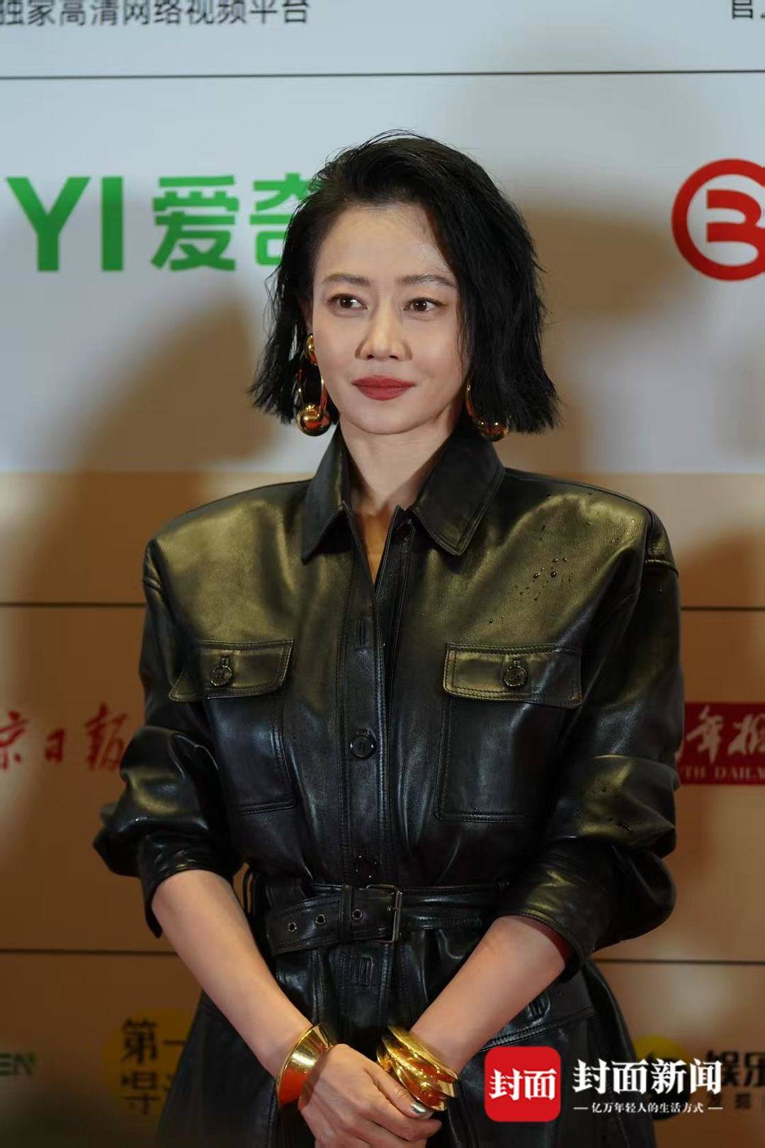 演員譚卓。封面新聞記者粟裕攝影