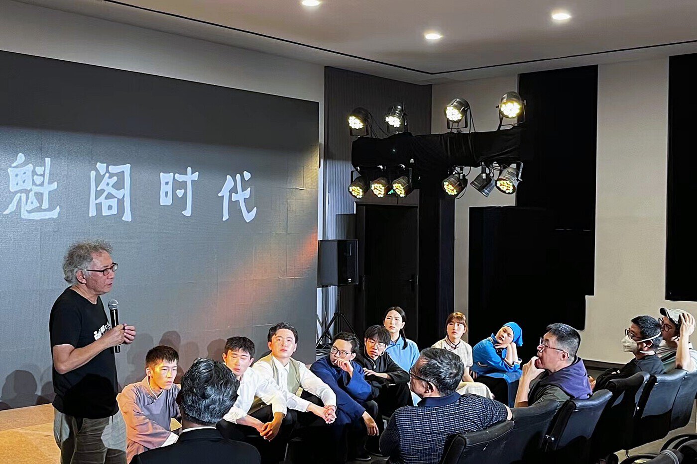 朱曉陽教授在2023年6月《魁閣時代》座談會上 受訪者供圖