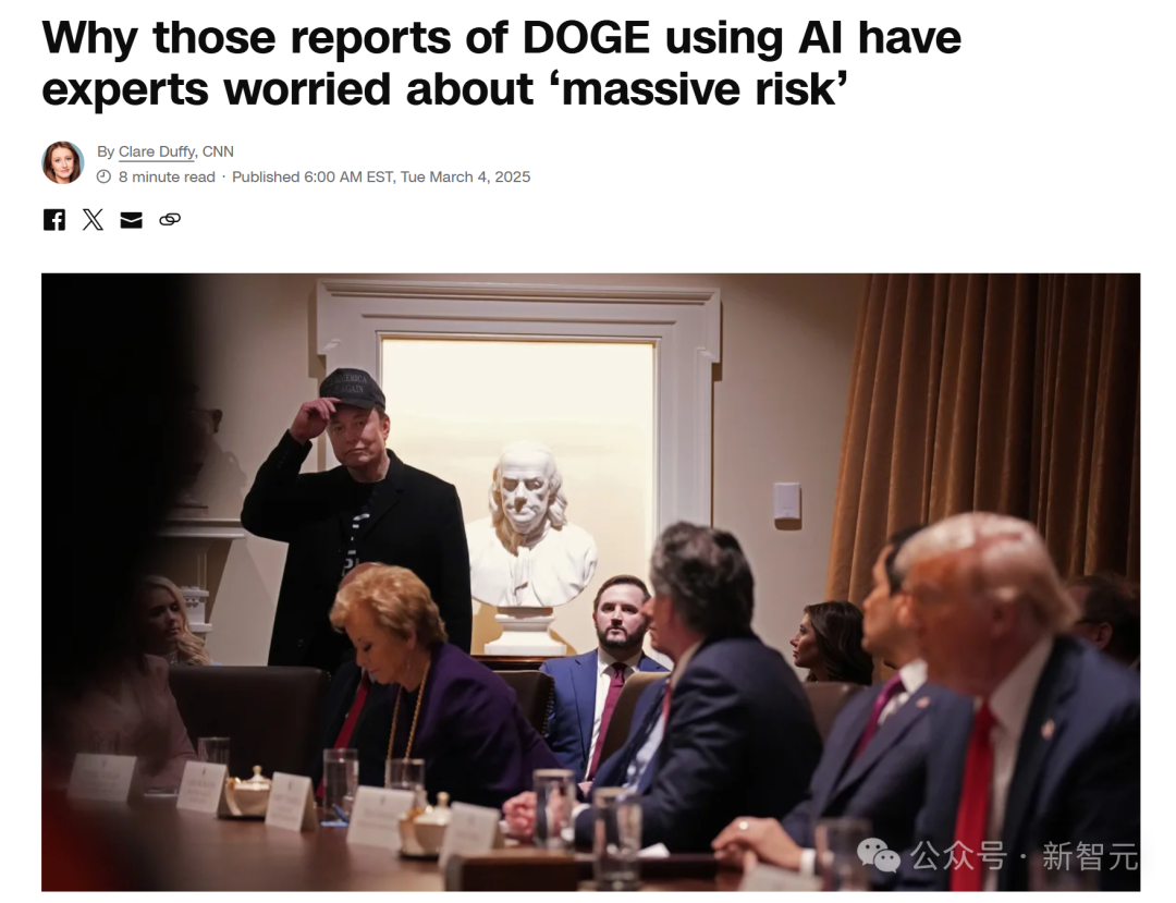 據悉,馬斯克的DOGE部門正在為特朗普政府提供技術支持,包括終止簽證的一系列行動,而他們就在大量使用AI