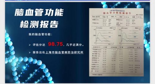陈自明脑血管功能检测报告