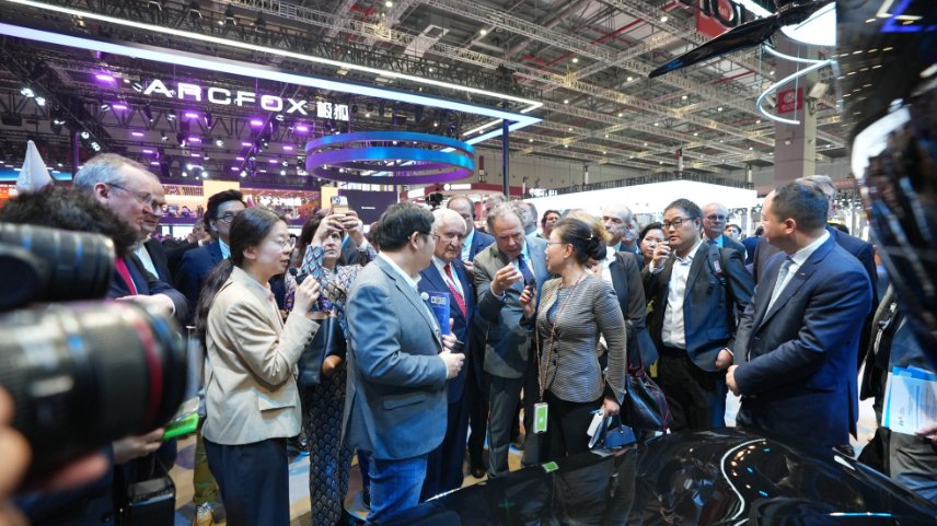 2025上海車展現場。人民網記者 王天樂攝