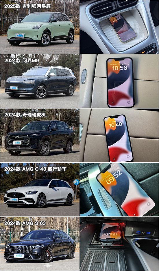 质用车:10款车型无线充电性能测试对比
