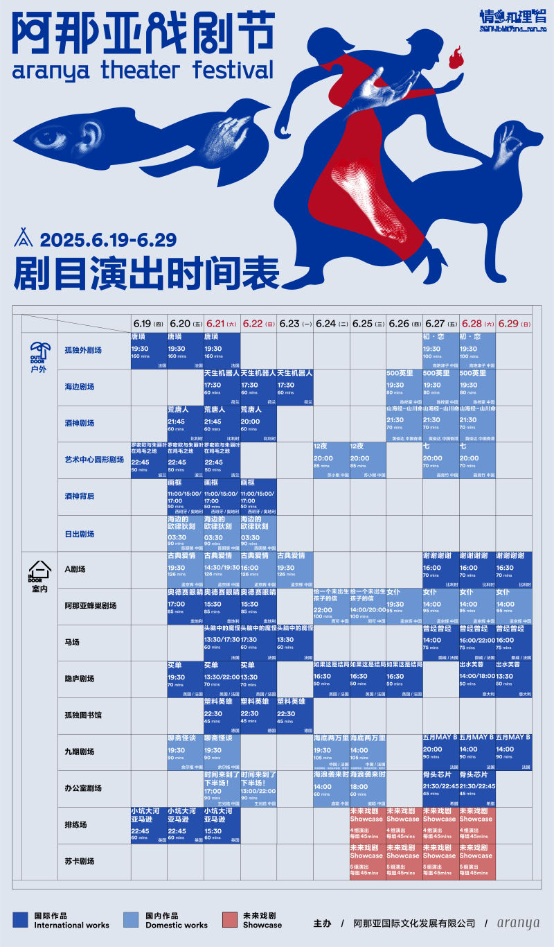 戲劇節排期。