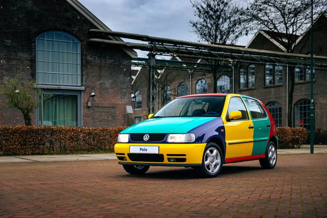 大众 Polo 50 周年庆典，Harlequin 彩色赛车致敬经典