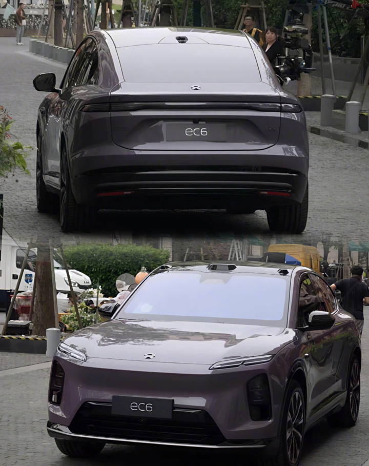▲蔚来新款 EC6 谍照