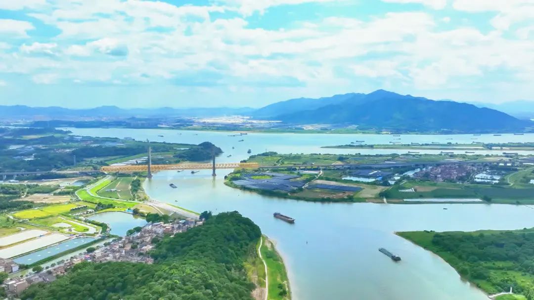 三水三江汇流。图/徐春阳、罗炳志
