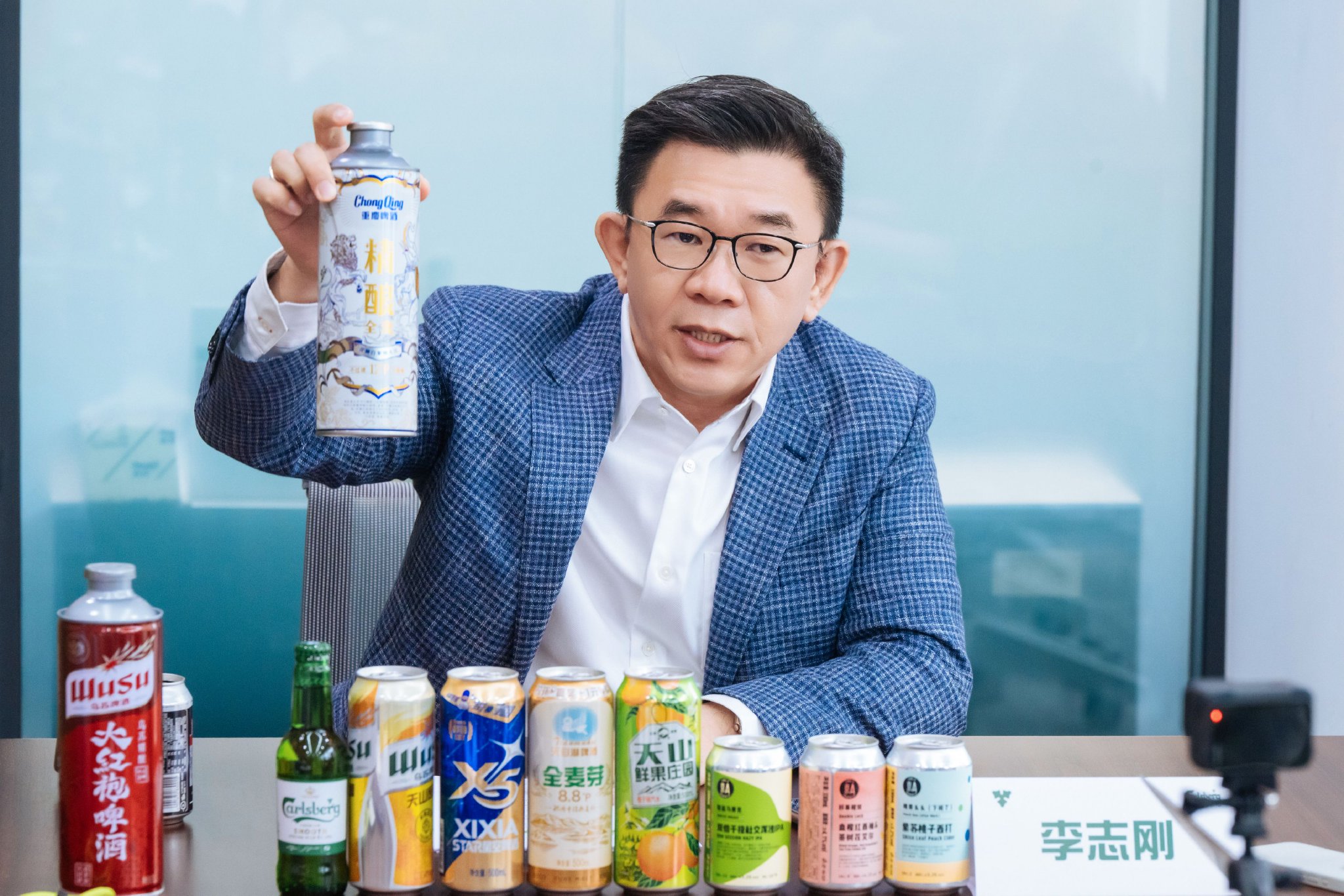 重庆啤酒总裁李志刚(公司供图)