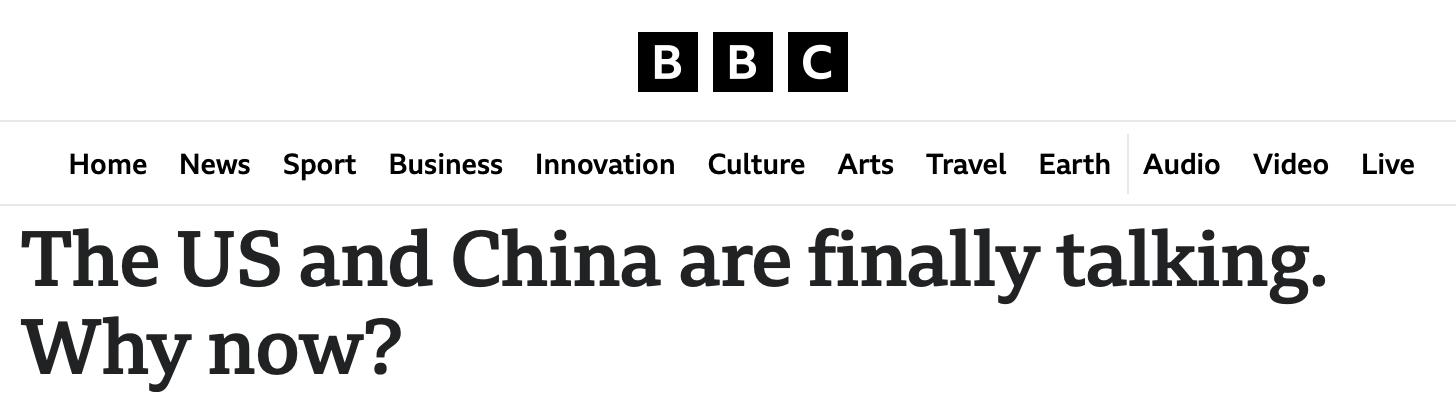英国广播公司网站报道截图
