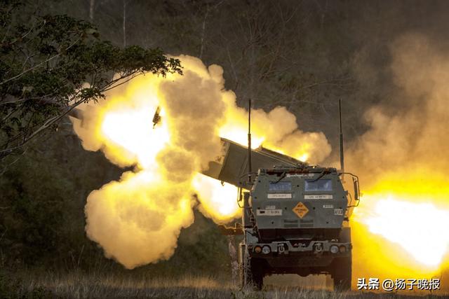 M142“海马斯”多管火箭系统 资料图片（CFP）