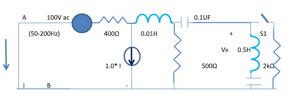 图:5. 带频率相关开关的交流电源电路