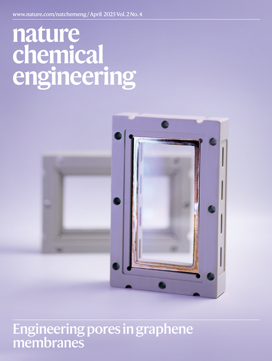 圖 | 當期期刊封面(來源:Nature Chemical Engineering)