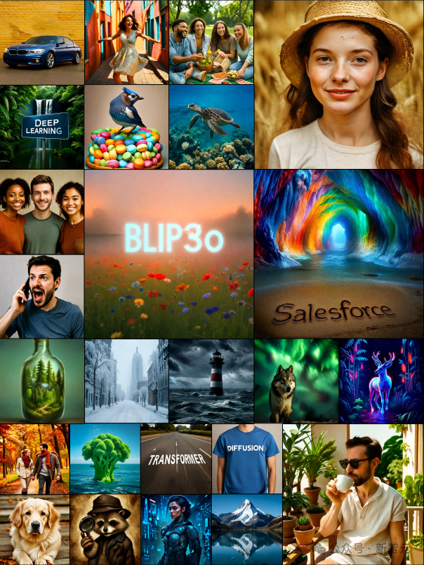 BLIP3-o 8B在1024×1024解像度下的結果