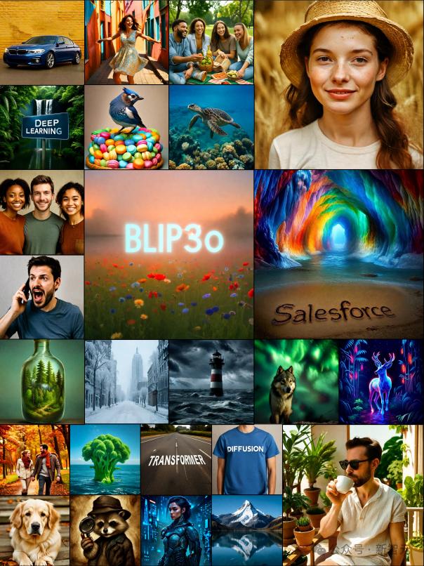 BLIP3-o 8B在1024×1024解像度下的結果