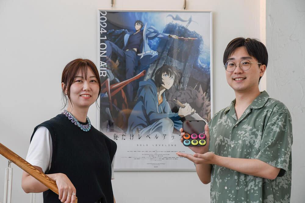 左:CG製片人工藤菜央;右:CG導演森岡俊宇(A-1 Pictures)