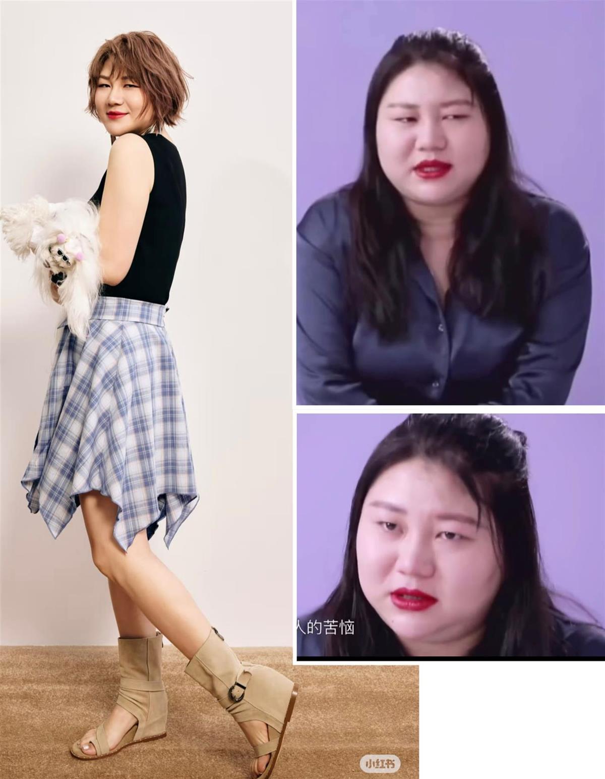 大码女装创始人杨天真，瘦成了“穿不了大码女装”的样子