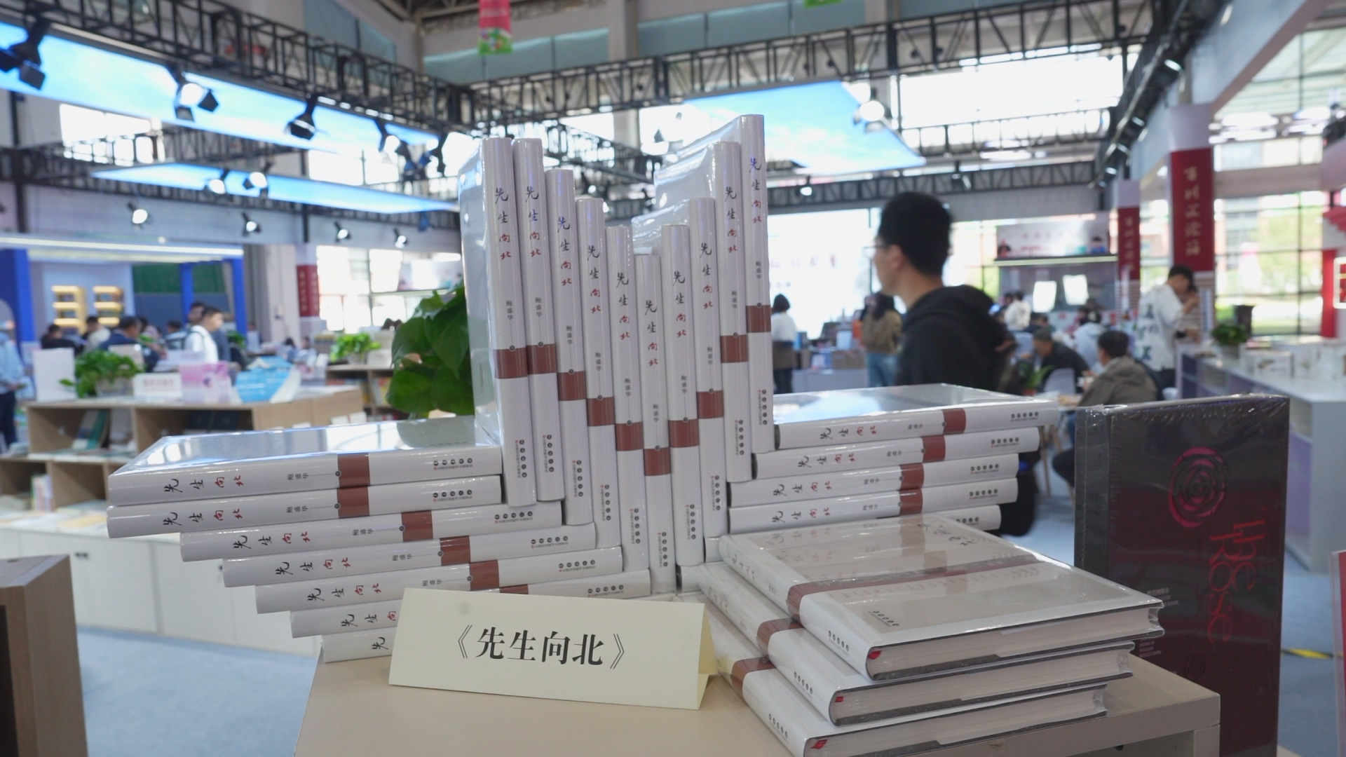 東北書博會一隅。石天蛟攝