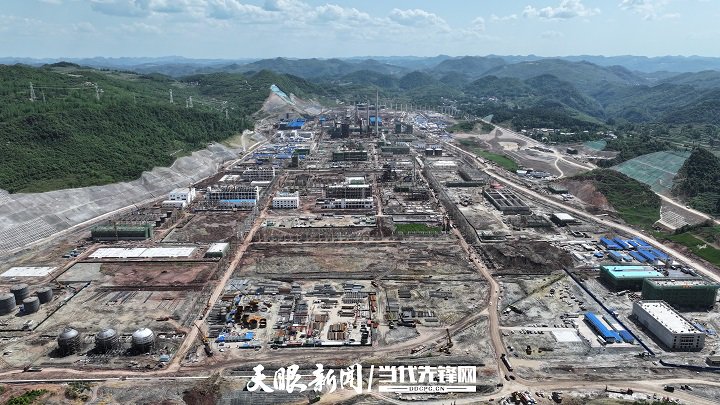 贵州瓮福江山新材料及电子化学品项目。企业供图