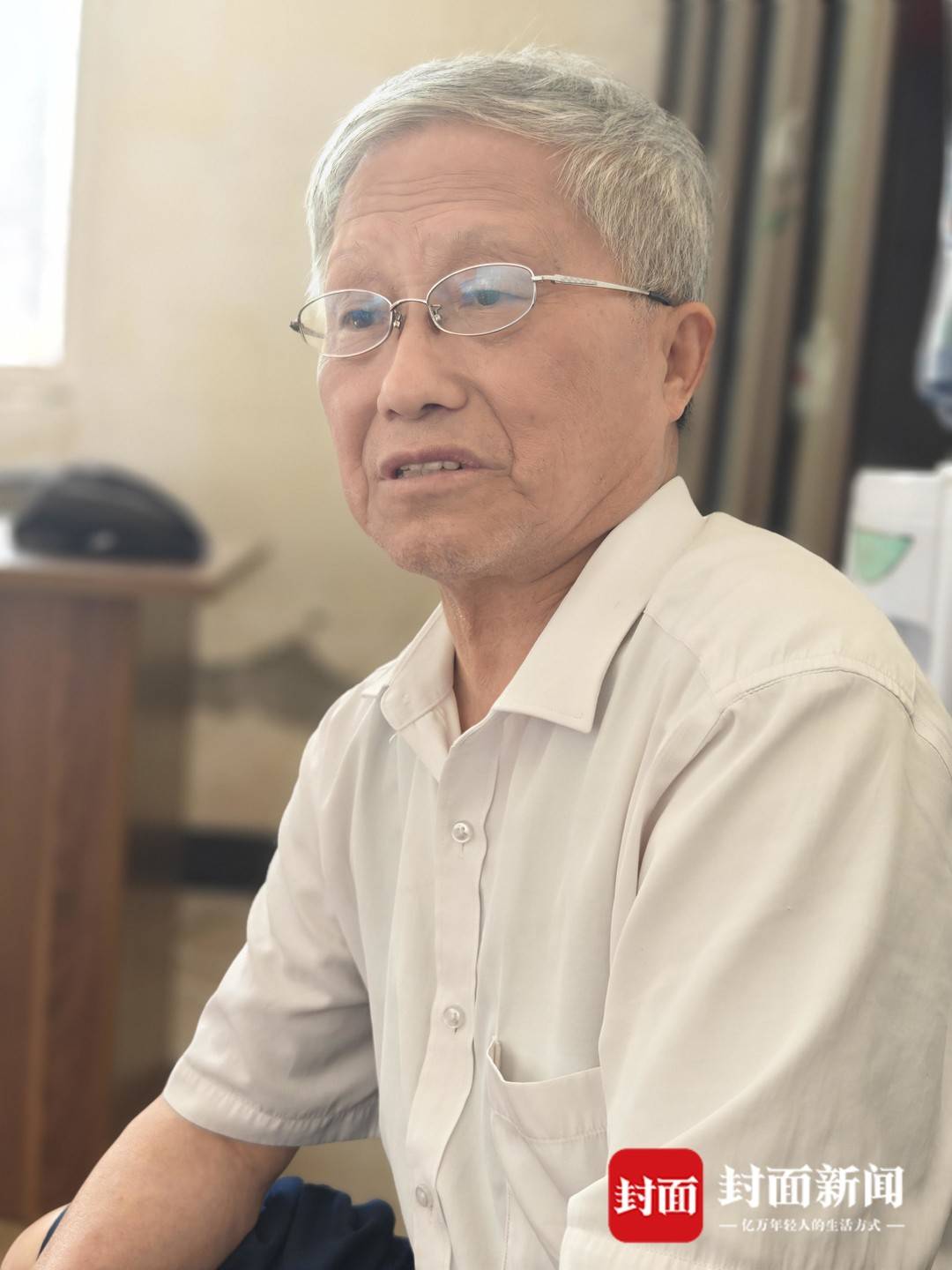 胡光俊接受封面新聞記者採訪