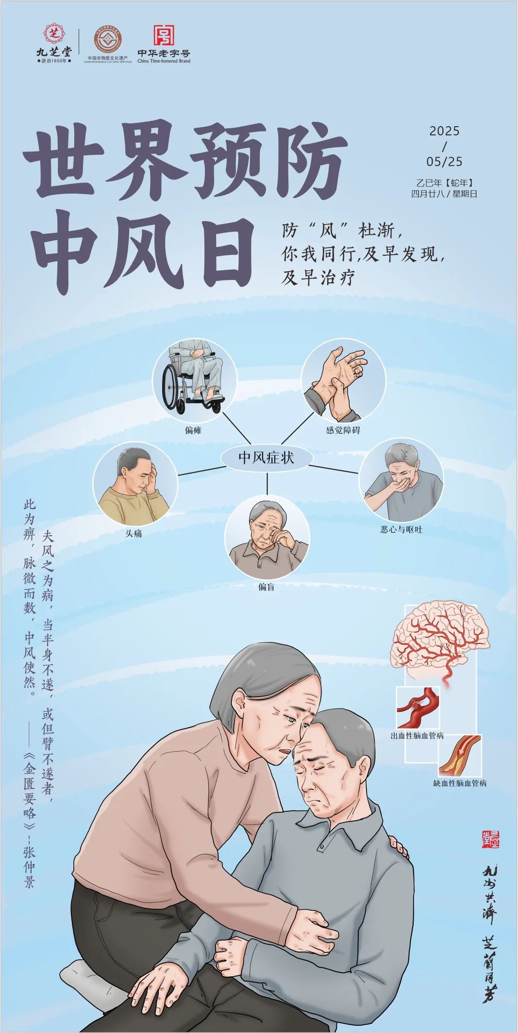 猝不及“防”，世界预防中风日的提醒！