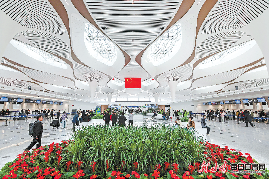 兰州中川机场T3航站楼 图片来源：每日甘肃网