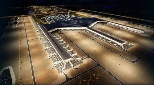 乌鲁木齐机场改扩建工程 图片来源：新疆机场集团微信公众号