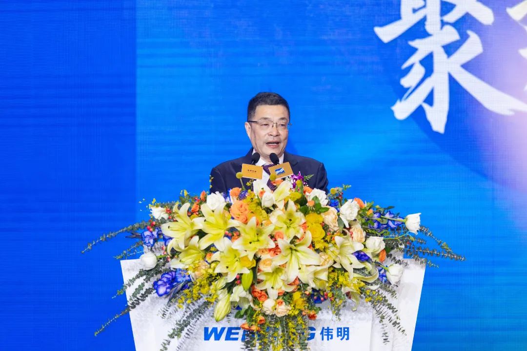 伟明环保董事长项光明发表致辞 （图片来源：伟明环保）