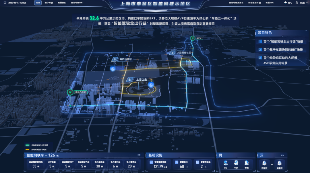 中国联通助力上海奉贤智能网联示范区建设