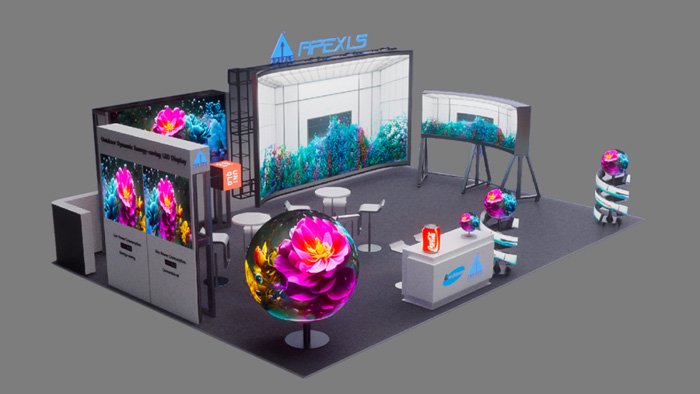 △雷曼康硕展展位效果图