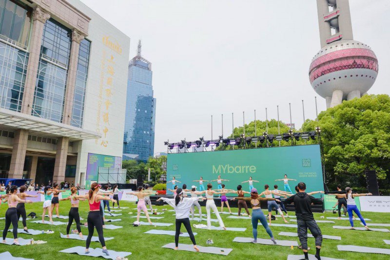 健康新风尚！茉酸奶亮相“国际运动生活节”，获明星教练团实力种草