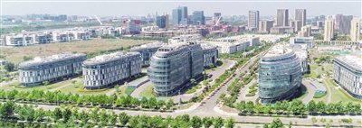 位于青岛高新区的青岛蓝色生物医药产业园。