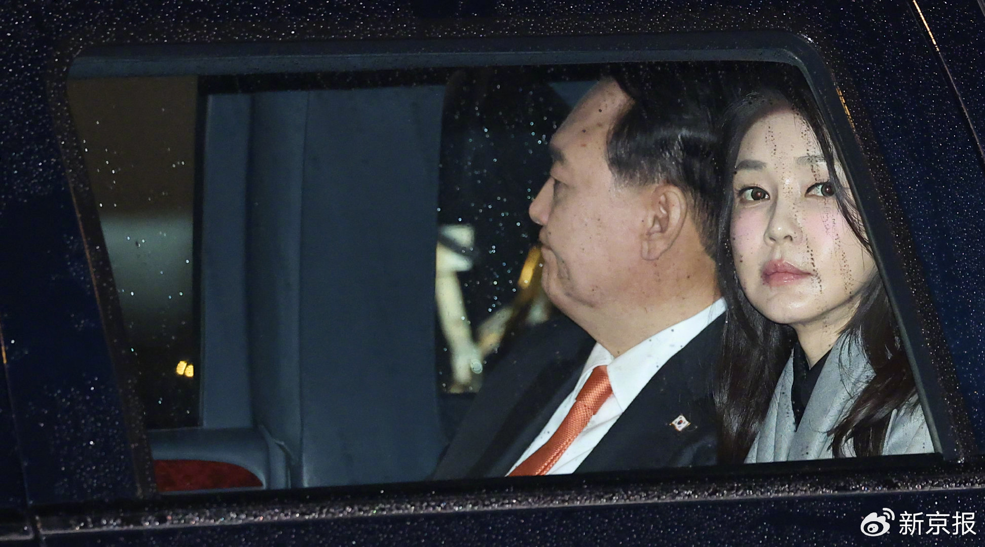 资料图:韩国总统尹锡悦与妻子金建希。图/IC photo