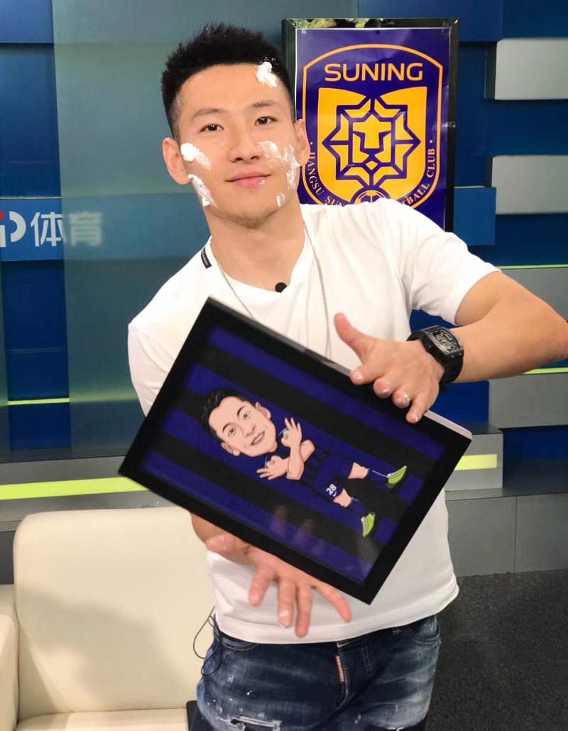 杨笑天曾效力于江苏苏宁等多支中超联赛球队。 受访者供图