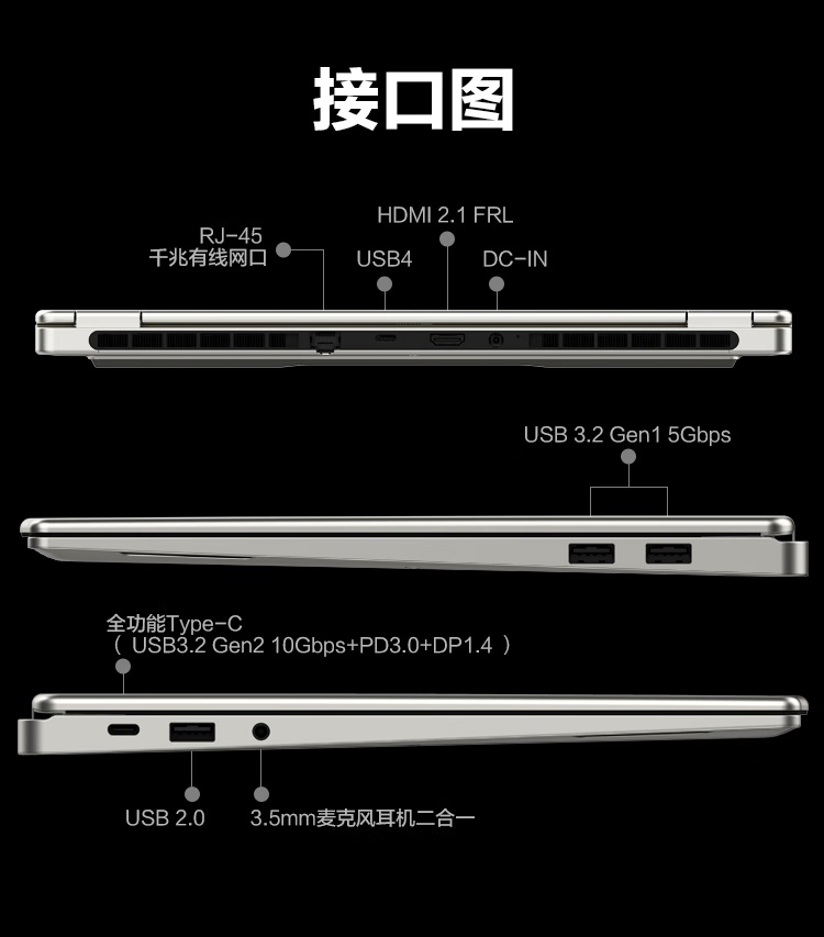 京东机械革命无界 14X Pro锐龙 AI 9H 365 32G 1T 99Wh 120Hz 2.8K 灰5499 元直达链接