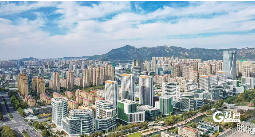 位于九水东路科创街区的华澜·数智港。张鹰 摄