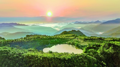 钱江源—百山祖国家公园候选区天堂山顶峰的高山湿地。周伟龙摄/光明图片