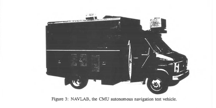 ▲ 上世纪八十年代卡耐基梅隆大学 NAVLAB 项目的 ADAS 实验车
