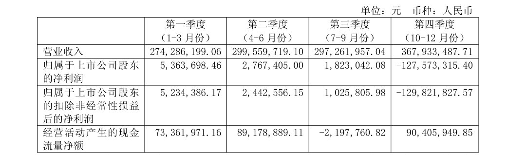 图/瑞贝卡年报截图