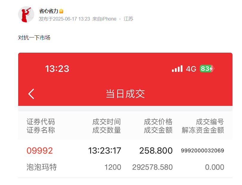 泡泡玛特、创新药都崩了！省大尾盘再度杀入，这位美女基金经理赢麻了