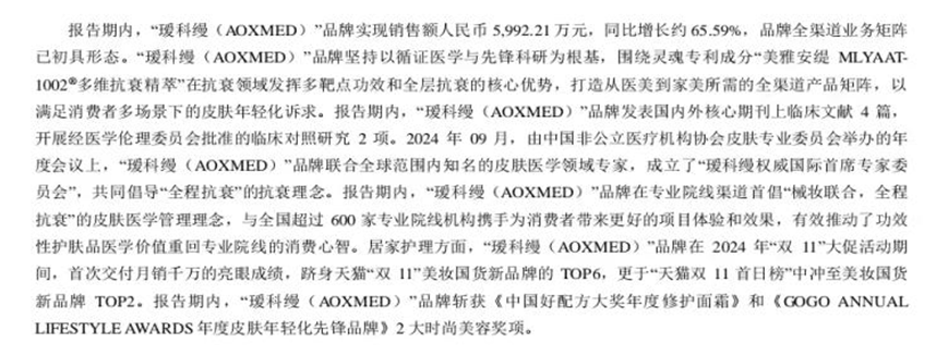图片来源:贝泰妮年报