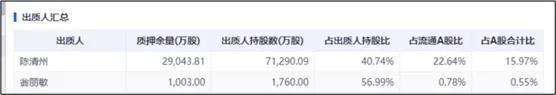 来源:同花顺iFinD-股权质押