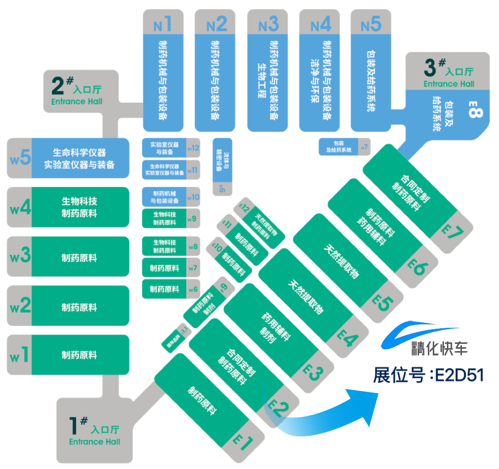 ▲ 大会展位分布图