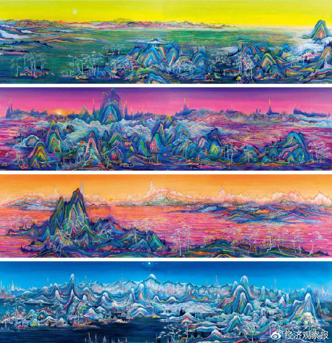 荧光的河流：黄宇兴的绘画宇宙